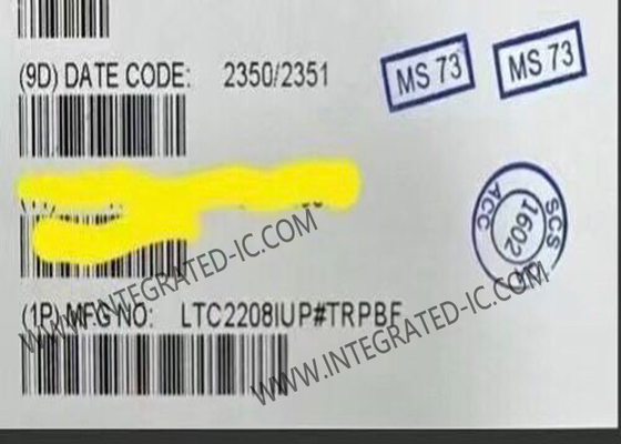 LTC2208IUP puce de circuit intégré 14 bits ADC 130Msps Convertisseur analogique à numérique QFN64