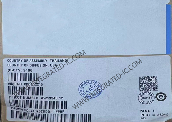 LTC2863IDD-1 puce de circuit intégré 20 Mbps Transcepteurs RS485 et RS422 DFN8