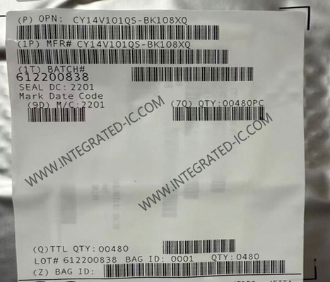 CY14V101QS-BK108XQ IC de mémoire La puce de 1 Mbit Quad SPI NVSRAM IC mémoire FBGA-24