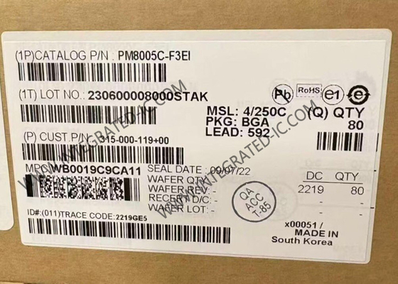 Puce de circuit intégré PM8005C-F3EI 36Port SAS Expander 6GB Extenseurs d'entrée/sortie BGA592
