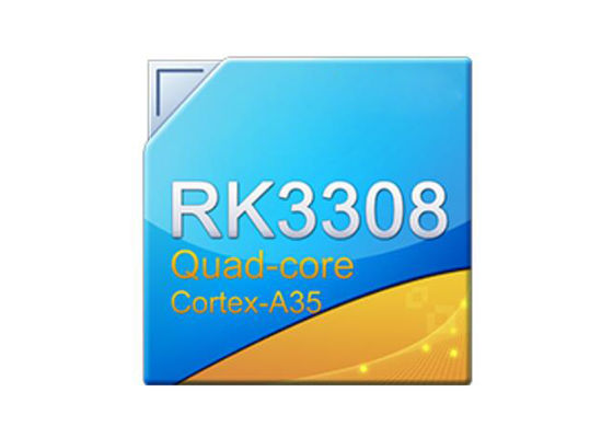 Puce processeur IA RK3308J Quad Core 64 bits haute performance pour l'interaction vocale intelligente