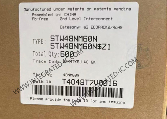 STW48NM60N Circuit intégré Puce 600V MDmesh II MOSFET de puissance à canal N