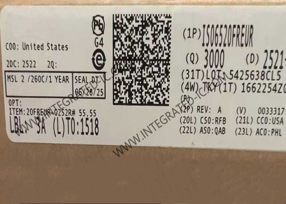 ISO6520FREUR Circuits intégrés - Isolateurs fonctionnels à deux canaux à usage général