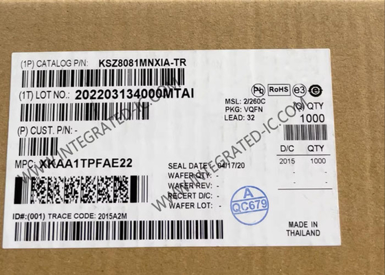 Bâti extérieur d'IC ​​d'émetteur-récepteur de couche physique de puce de circuit intégré de KSZ8081MNXIA