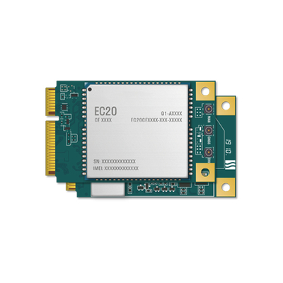 Module de communication sans fil EC20CEHDLG-MINIPCIE-C LTE Cat 4 avec interface PCI Express Mini Card 1.2
