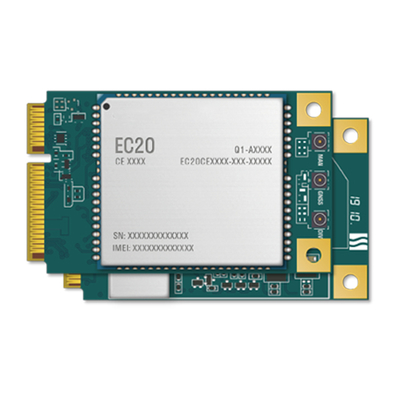 Module de communication sans fil EC20CEFILG-MINIPCIE-C Mini PCIe LTE Cat 4 pour applications M2M et IoT