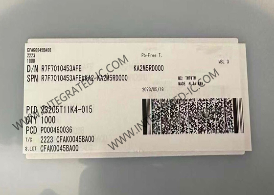 R7F7010453AFE Microcontrôleur MCU RH850/Série F1 MCU Microcontrôleurs intégrés LQFP100