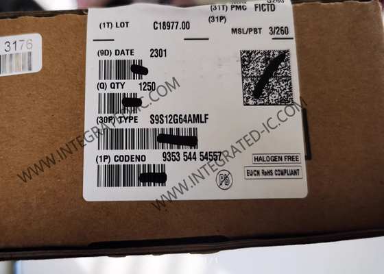 S9S12G64AMLF Microcontrôleur MCU 16 bits 25MHz 64 Ko Flash Microcontrôleur 48-LQFP
