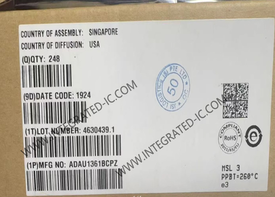 ADAU1361BCPZ Circuit intégré - Puce - Codec audio stéréo basse consommation 96 kHz 24 bits avec PLL intégré