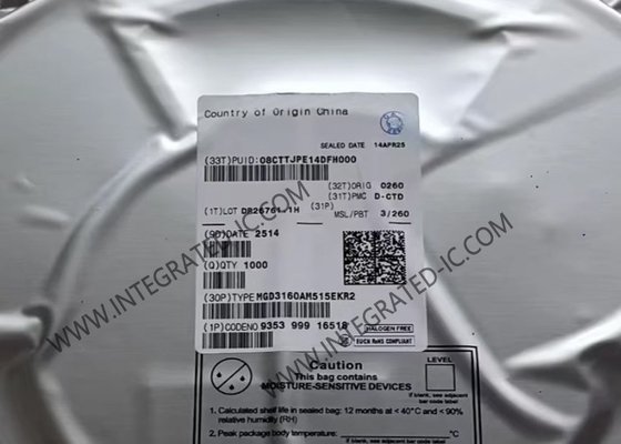MGD3160AM515EKR2 puce de circuit intégré 15A pilote de passerelle avancée pour les MOSFET SiC