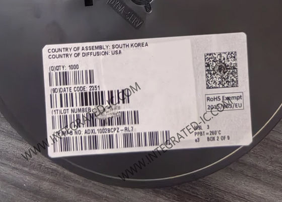 IC de capteur ADXL1002BCPZ 21kHz Accéléromètres MEMS à haute fréquence à faible bruit