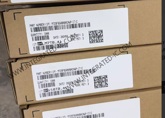 MT29F8G08ABACAWP-IT:C Memory IC Chip 8Gbit NAND Flash Memory IC 48-TFSOP, qui est utilisé pour la détection de données