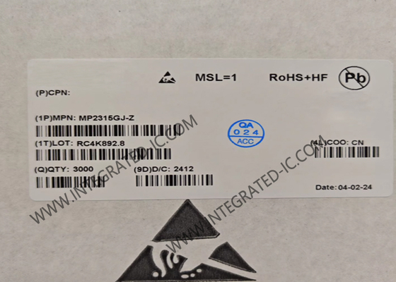 Circuit intégré MP2315GJ, puce, convertisseur synchrone abaisseur 3A 24V TSOT-23-8