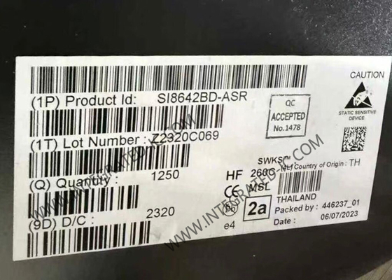 SI8642BD-ASR Circuit intégré - Puce - Isolateurs numériques quad-canaux basse consommation 150 Mbps