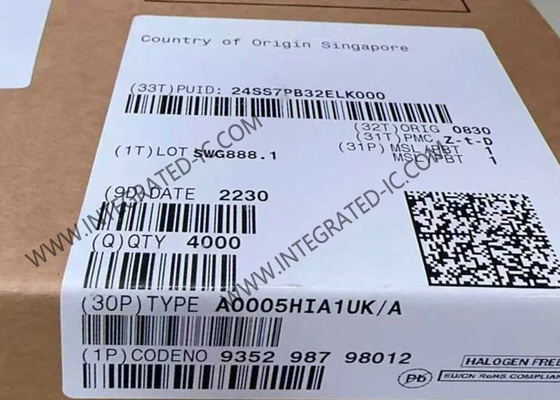 A0005HIA1UK Circuit intégré Puce de pilote de chargeur Boîtier BGA