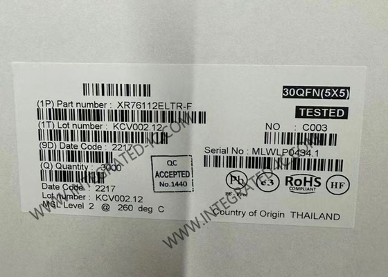 Circuit intégré XR76112ELTR - Puce à régulateurs abaisseurs synchrones COT 12A