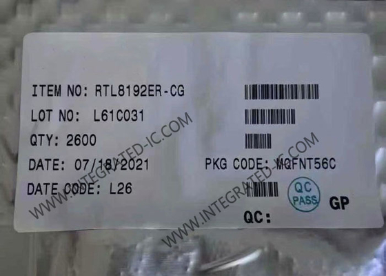 RTL8192ER Ethernet IC 802.11bgn contrôleur d'interface réseau PCIe QFN56