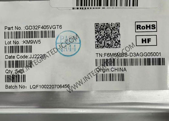 Microcontrôleur GD32F405VGT6 MCU 168MHz Arm Cortex-M4 32 bits LQFP-100