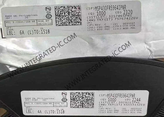 Microcontrôleur MCU MSP430FR5964IPNR 256KB FRAM Microcontrôleur à 16 bits LQFP80