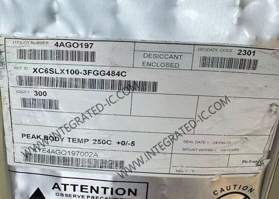 FPGA IC XC6SLX100-3FGG484C XC6SLX100 FBGA484 Réseau de portes programmables sur site