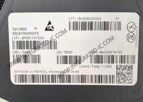 BSC670N25NSFD Circuit intégré à puce 250V N-Channel Power MOSFET Transistors PG-TDSON-8