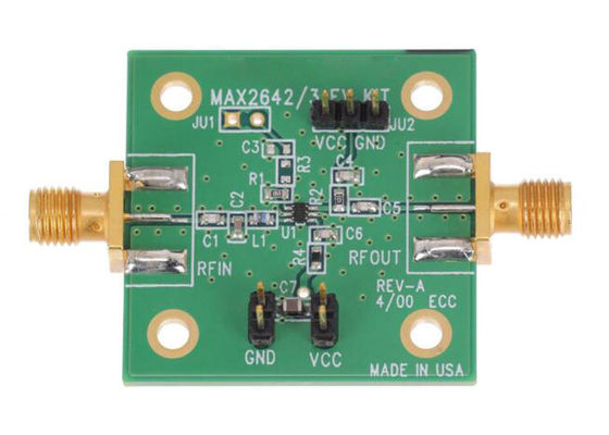 MAX2643EVKIT Solutions embarquées 800MHz à 1GHz Carte d'évaluation de l'amplificateur MAX2643