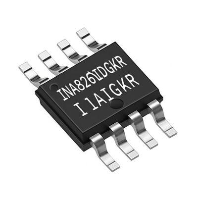 INA826AIDGKR Circuit intégré Amplificateur d'instrumentation de précision avec sortie rail-à-rail Faible consommation et large plage d'alimentation