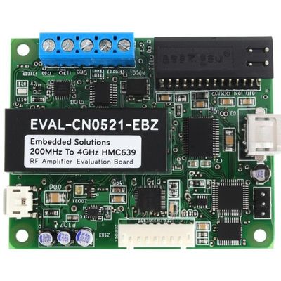 EVAL-CN0521-EBZ Solutions embarquées Amplificateur RF HMC639 de 200 MHz à 4 GHz Carte d'évaluation