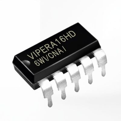 Chip de circuit intégré VIPERA16HD avec convertisseur de haute tension de 6 W 800 V Robustesse d'avalanche et fréquence de fonctionnement de 60 kHz