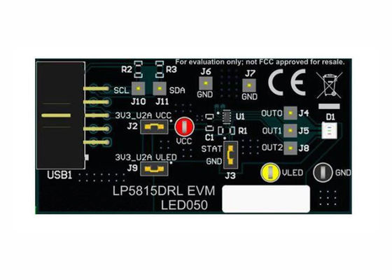 Module d'évaluation de solutions embarquées LP5815DRLEVM - Pilote de LED RVB à 3 canaux LP5815
