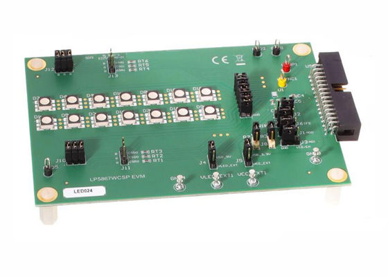LP5867WCSPEVM Module d'évaluation pour solutions embarquées LP586 pilote de matrice LED RVB