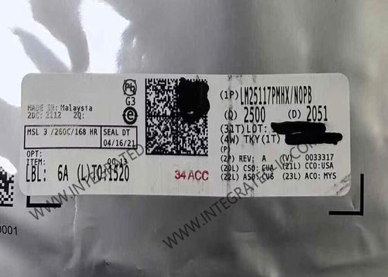 Circuit intégré LM25117PMHX Contrôleur Buck synchrone avec large plage d'entrée, commandes de grille de crête robustes de 3,3 A et référence de tension de précision de 1,5 %