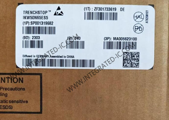 Puce de circuit intégré IKW50N65ES5 avec technologie TrenchStop™ 5 et transistors IGBT à commutation douce d'un fournisseur avec 15 ans d'expérience