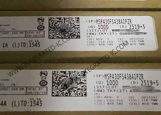 Microcontrôleur MSP430F5438AIPZR MCU haute performance 16 bits 25 MHz