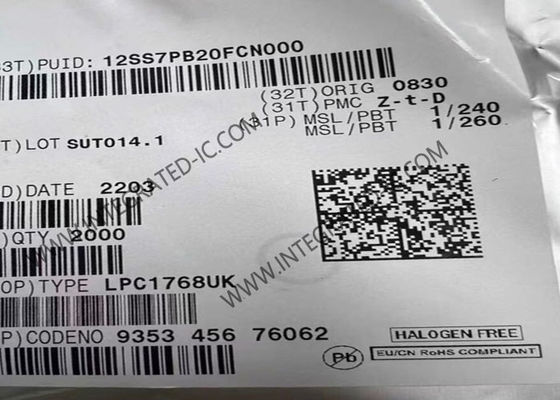 LPC1768UK 32-Bit Microcontroller MCU with 100MHz ARM Cortex M3 512 kB Flash Memory and 64 kB RAM