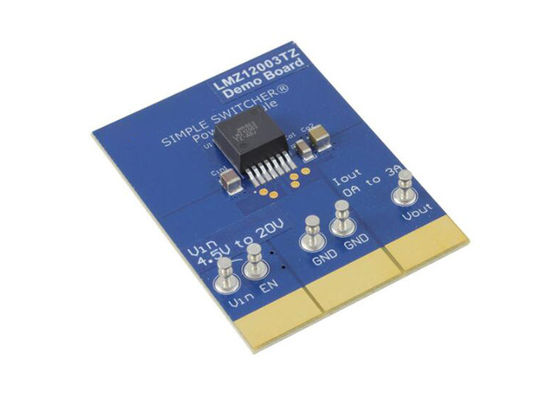 LMZ12003DEMO Carte de démonstration du module d'alimentation pour solutions embarquées LMZ12003, Carte de démonstration LMZ12003