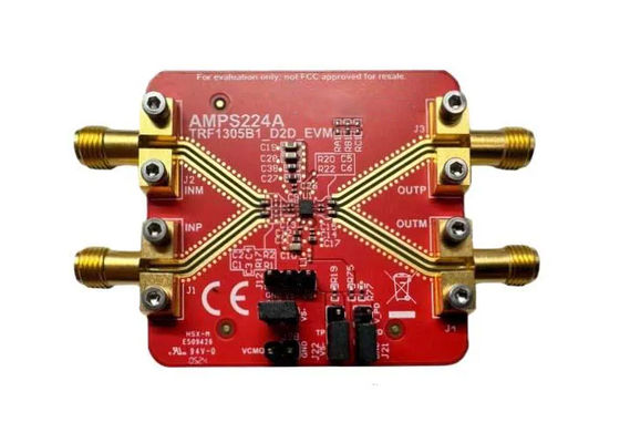 TRF1305C1-D2D-EVM Carte d'évaluation d'amplificateur RF de 0 Hz à 7 GHz pour solutions embarquées