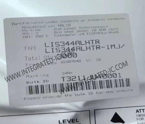 LIS344ALHTR Capteur accéléromètre capacitif linéaire 3 axes à faible consommation avec sortie analogique