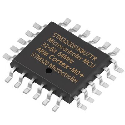 Microcontrôleur STM32G051K8U7TR MCU 32 bits 64 MHz ARM Cortex-M0+ avec 30 E/S et alimentation 1,7 V ~ 3,6 V
