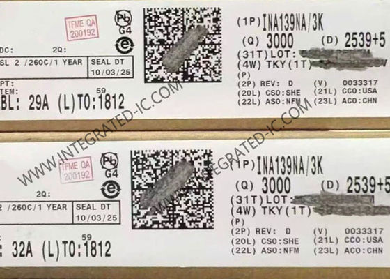 INA139NA/3K Amplificateur de courant avec une bande passante de 440 kHz, une précision de 0,5 % et une plage d'entrée de 2,7 V à 40 V