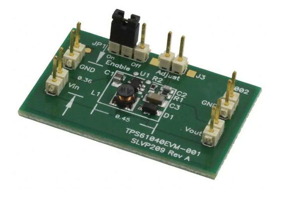 TPS61040EVM-001 Solutions intégrées 20mA Module d'évaluation du convertisseur de boost 3V à 5V