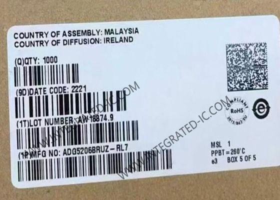 Puce de circuit intégré de multiplexeur analogique CMOS 16 canaux ADG5206BRUZ dans un boîtier TSSOP28