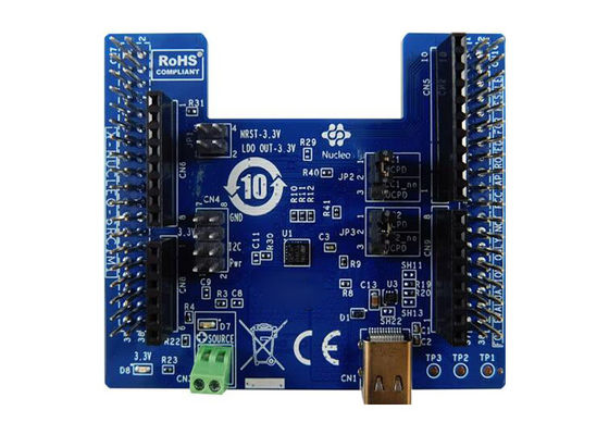 X-NUCLEO-SRC1M1 Solutions intégrées TCPP02-M18 Tableau d'évaluation de la source d'alimentation USB de type C