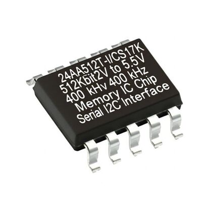 24AA512T-I/CS17K 512Kbit 1,7V à 5,5V 400 kHz Puce de circuit intégré de mémoire EEPROM série avec interface I2C