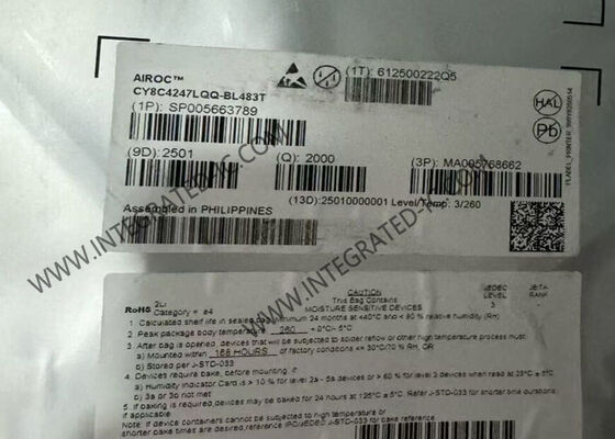 CY8C4247LQQ-BL483T 48MHz PSoC 4 Microcontrôleur MCU avec 128 kByte Flash et 36 broches AIROC BLE