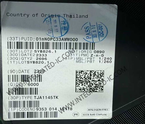 TJA1145TK High-Speed CAN Transceiver Integrated Circuit Chip for Partial Networking in HVSON14 Package