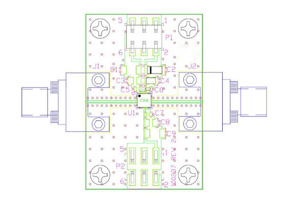 CMD316C3-EVB Solutions Embarquées Carte d'évaluation d'amplificateur à faible bruit 6 GHz à 20 GHz
