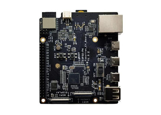 Carte de développement multimédia ESP32-P4-FUNCTION-EV-BOARD pour solutions embarquées, basée sur la puce ESP32-P4