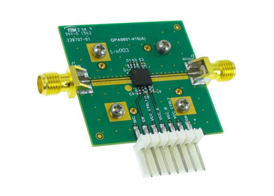 QPA9801PCB401 Solutions embarquées 34dB QPA9226 Carte d'évaluation d'amplificateur de puissance pour petites cellules