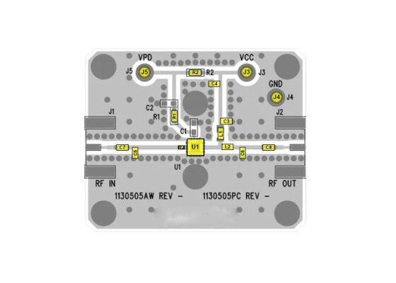 QPA9119-PCB900 Solutions intégrées 920MHz 5V Amplificateur de pilote à haute linéarité